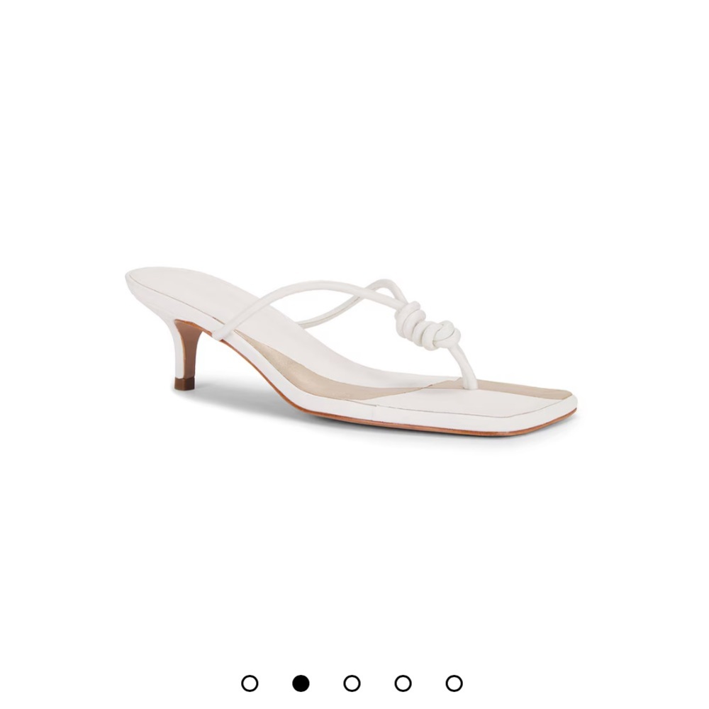 Shutz Poppy Heeled Sandal White